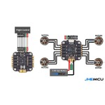 Hot Sales JHEMCU RuiBet 60A/65A 3-6S/65A 8S Dshot600 BLHELI_S 4in1 ESC Unisex Metal Drone Built-in Tube 30.5x30.5mm Pole